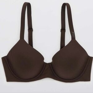 Aerie SMOOTHEZ Full Coverage Lightly Lined Bra brown 36C